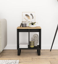 Beistelltisch 40x31x46 cm Massivholz Mango & Holzwerkstoff