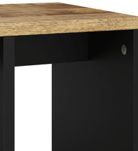 Beistelltisch 40x31x46 cm Massivholz Mango & Holzwerkstoff
