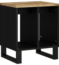 Beistelltisch 40x31x46 cm Massivholz Mango & Holzwerkstoff