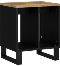 Beistelltisch 40x31x46 cm Massivholz Mango & Holzwerkstoff
