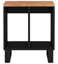Beistelltisch 40x31x46 cm Massivholz Akazie & Holzwerkstoff