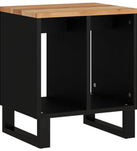 Beistelltisch 40x31x46 cm Massivholz Akazie & Holzwerkstoff