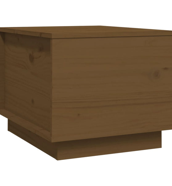 Couchtisch Honigbraun 40x50x35 cm Massivholz Kiefer