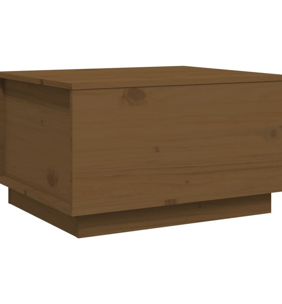 Couchtisch Honigbraun 60x50x35 cm Massivholz Kiefer