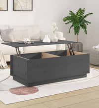 Couchtisch Grau 100x50x35 cm Massivholz Kiefer