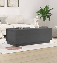 Couchtisch Grau 100x50x35 cm Massivholz Kiefer