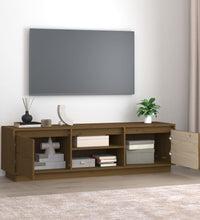 TV-Schrank Honigbraun 140x35x40 cm Massivholz Kiefer