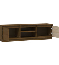 TV-Schrank Honigbraun 140x35x40 cm Massivholz Kiefer
