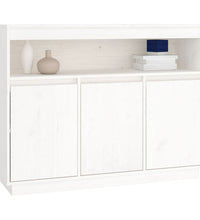 Sideboard Weiß 104,5x34x80 cm Massivholz Kiefer