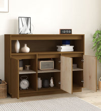 Sideboard Honigbraun 104,5x34x80 cm Massivholz Kiefer