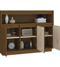 Sideboard Honigbraun 104,5x34x80 cm Massivholz Kiefer