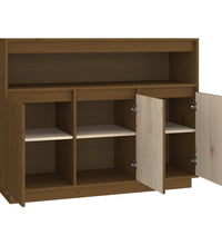 Sideboard Honigbraun 104,5x34x80 cm Massivholz Kiefer