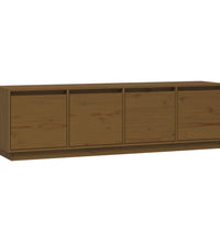 TV-Schrank Honigbraun 156x37x45 cm Massivholz Kiefer