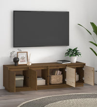 TV-Schrank Honigbraun 156x37x45 cm Massivholz Kiefer