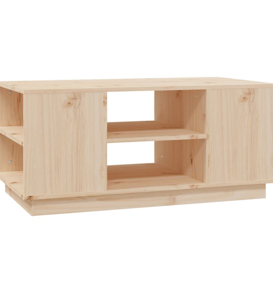 Couchtisch 90x49x40,5 cm Massivholz Kiefer
