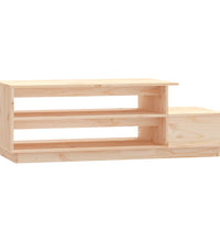 Couchtisch 120x50x40,5 cm Massivholz Kiefer