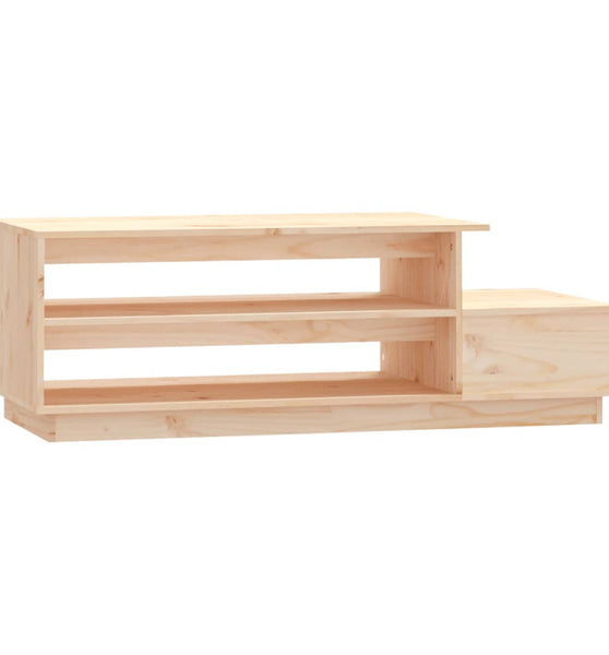 Couchtisch 120x50x40,5 cm Massivholz Kiefer