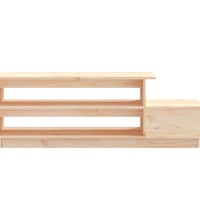 Couchtisch 120x50x40,5 cm Massivholz Kiefer