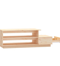 Couchtisch 120x50x40,5 cm Massivholz Kiefer