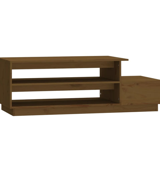 Couchtisch Honigbraun 120x50x40,5 cm Massivholz Kiefer