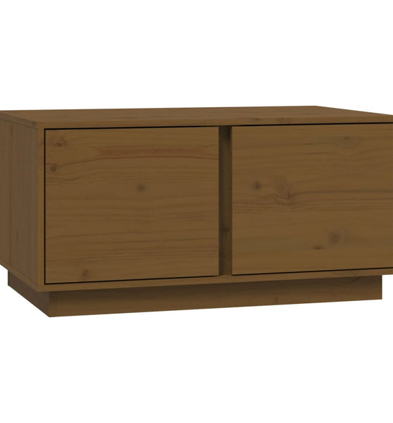 Couchtisch Honigbraun 80x50x40 cm Massivholz Kiefer