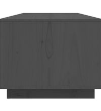Couchtisch Grau 110x50x40 cm Massivholz Kiefer