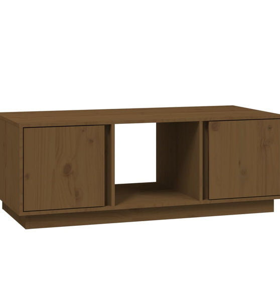 Couchtisch Honigbraun 110x50x40 cm Massivholz Kiefer