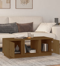 Couchtisch Honigbraun 110x50x40 cm Massivholz Kiefer
