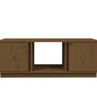 Couchtisch Honigbraun 110x50x40 cm Massivholz Kiefer