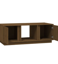 Couchtisch Honigbraun 110x50x40 cm Massivholz Kiefer