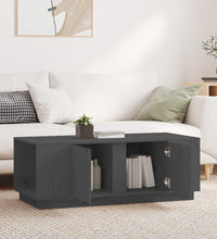 Couchtisch Grau 110x50x40 cm Massivholz Kiefer