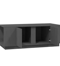 Couchtisch Grau 110x50x40 cm Massivholz Kiefer