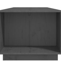 Couchtisch Grau 110x50x40 cm Massivholz Kiefer