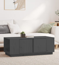 Couchtisch Grau 110x50x40 cm Massivholz Kiefer