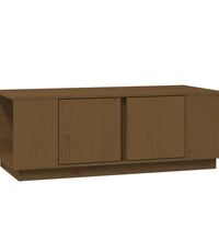 Couchtisch Honigbraun 110x50x40 cm Massivholz Kiefer