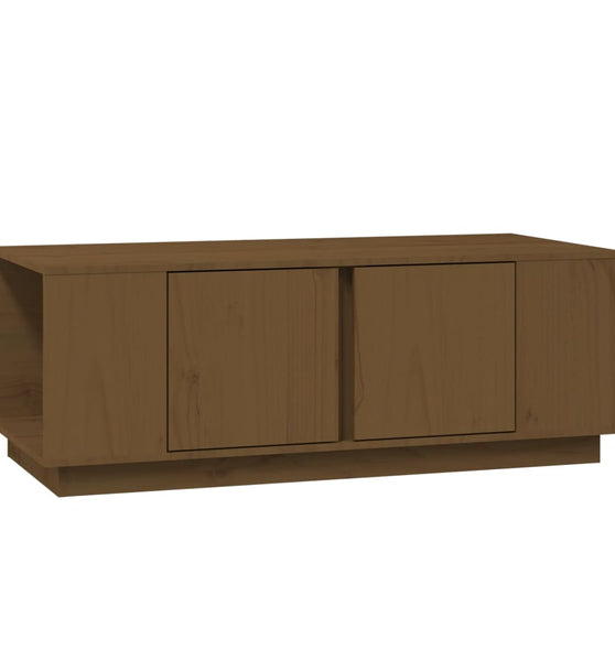 Couchtisch Honigbraun 110x50x40 cm Massivholz Kiefer