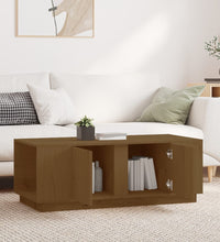 Couchtisch Honigbraun 110x50x40 cm Massivholz Kiefer