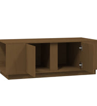 Couchtisch Honigbraun 110x50x40 cm Massivholz Kiefer