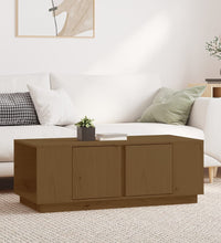 Couchtisch Honigbraun 110x50x40 cm Massivholz Kiefer