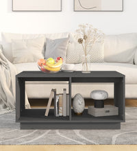 Couchtisch Grau 80x50x40 cm Massivholz Kiefer