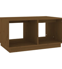 Couchtisch Honigbraun 80x50x40 cm Massivholz Kiefer