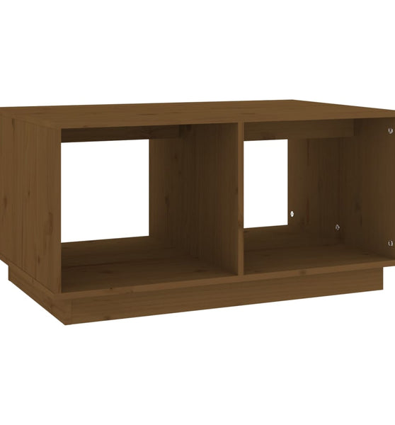 Couchtisch Honigbraun 80x50x40 cm Massivholz Kiefer