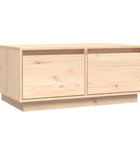 Couchtisch 80x50x35 cm Massivholz Kiefer
