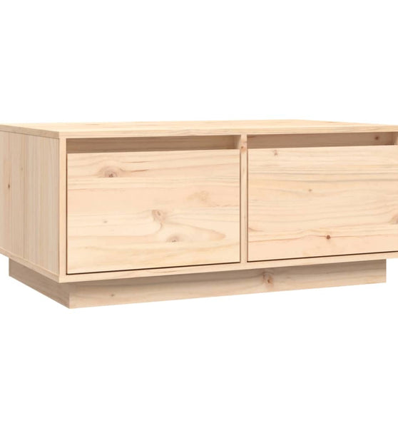 Couchtisch 80x50x35 cm Massivholz Kiefer