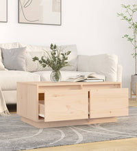 Couchtisch 80x50x35 cm Massivholz Kiefer