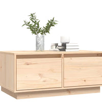 Couchtisch 80x50x35 cm Massivholz Kiefer