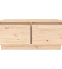 Couchtisch 80x50x35 cm Massivholz Kiefer