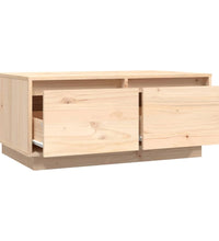 Couchtisch 80x50x35 cm Massivholz Kiefer