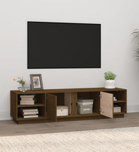 TV-Schrank Honigbraun 156x40x40 cm Massivholz Kiefer