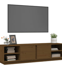 TV-Schrank Honigbraun 156x40x40 cm Massivholz Kiefer